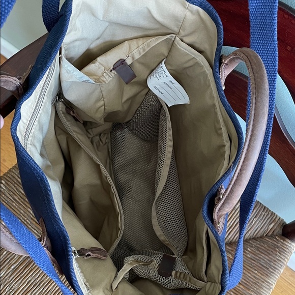 LLBean Blue Canvas Tote Bag - Picture 4 of 8